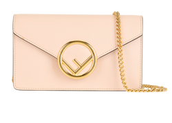 FF Two Ways Belt Bag, Leather, Pink, 8210, B/DB/S, 3*